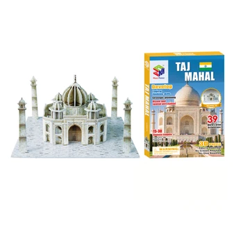 New Sosire Puzzle 3D Taj Mahal Builing Jucarii Model Jucărie de Învățământ pentru Copii Dimensional 3D Jigsaw Puzzle Jucării pentru Crăciun