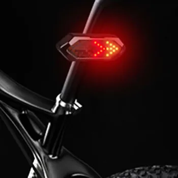Noapte Led lampa USB Reîncărcabilă de Control de la Distanță de Semnalizare Biciclete Coada Lumina în aer liber, Ciclism Accesorii pentru Biciclete