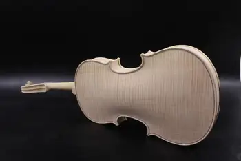 noi 1x master neterminate Manual de vioară Stradivari model 4/4 alb Vioară #3266