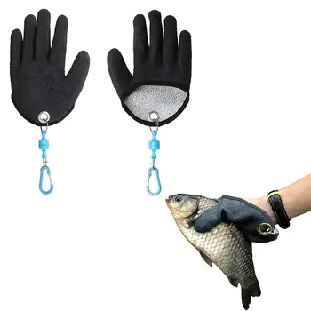 Noi 2 buc Pescuitul, Mănuși Proteja Mâna de Puncție Zgarieturi Pescar Profesionist Prinde Pește Mănuși de Iarnă, Impermeabil