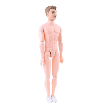 Noi 30cm 12 Mobile Articulate Nud Goala Păpuși Doll Alb Corp de Pantofi pentru Ken Băiat de sex Masculin Om Iubit Prințul Jucării DIY