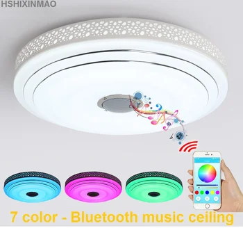 Noi RGB Reglabile 36W LED Lumini plafon cu Bluetooth și Muzică modernă cu Led-uri lămpi de tavan corp de Iluminat