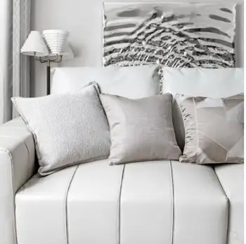 Nordic ghețar gri gri deschis față de pernă stil minimalist modern față de pernă canapea living birou pernă