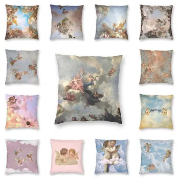 Nordic Italia Estetice Renascentiste Îngeri Arunca Pernă Decor Nori Ornament Capac Pernă Pillowcover Camera De Zi