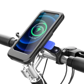 Noua Bicicleta în aer liber de Navigare Telefon Mobil Suport 15w Încărcare Wireless Motocicleta Impermeabil Suport