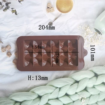 Noul Model de Matrite de Ciocolata Diamant dragoste Formă Silicon Bomboane de Nunta Forme pentru Copt Scrisoare Decoratiuni Tort 3D Mucegai Tort Instrumente