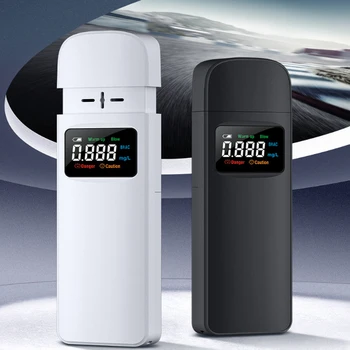 Noul Portabil Non-Contact Respirație Alcool Tester cu afisaj Digital Ecran USB Reîncărcabilă Etilotest Analizor de Mare Precizie