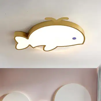 Noutatea balena plafon cu led-uri dispozitiv de iluminat pentru Copii lampa Copil de birou Led Lampă de Plafon lumini led pentru Dormitor Lampara copil iluminat