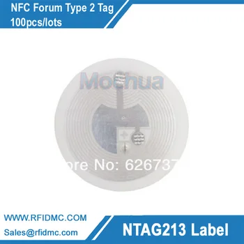 Ntag213, NFC Forum type2 tag RFID etichetă adezivă, NFC eticheta 100buc