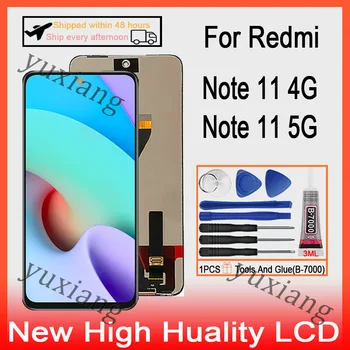 Original Pentru Redmi Nota 11 4G 21121119SC Display LCD Touch Ecran Digitizor Pentru Redmi Nota 11 5G 21091116AC Înlocuire