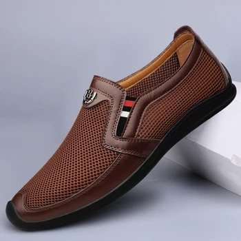 Pantofi din piele barbati de vara 2021 sandale noi din piele respirabil afaceri pantofi pentru bărbați gol moda Joker pantofi pentru bărbați