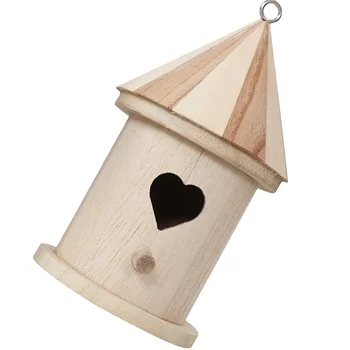 Pasăre Woodenhouse Păsări De Companie Decor Acasă Colivie Suppliesadornment Cadou De Ziua Sleepinggarden 