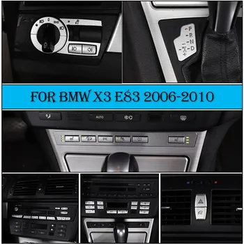 Pentru BMW X3 E83 2006-10 Auto Aer Conditionat CD Butonul de Faruri Comutator Încălzire Scaun Butonul Autocolant Accesorii Auto Modificare