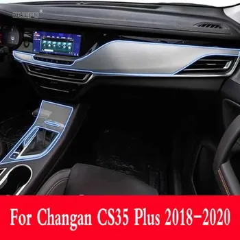 Pentru Changan CS35 Plus 2018 2019 2020 GPS Auto Interior Echipamentul de Bord Transparent TPU Film Protector Anti-zero Accesorii