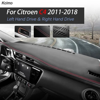 Pentru Citroen C4 MK2 2011 2012 2013 2014 2015 2016 2017 2018 Anti-Alunecare Mat tabloul de Bord Pad Acoperire Parasolar Dashmat Accesorii Coupe