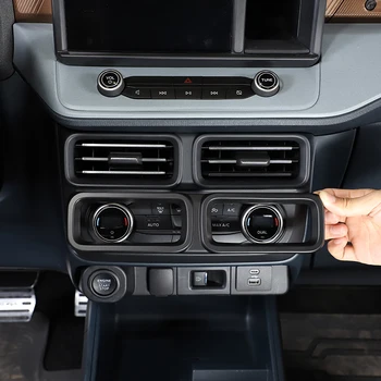 Pentru Ford Maverick 2022 Mașină de preluare centru de aerisire cadru decorativ autocolant ABS Aer condiționat priză accesorii de protecție