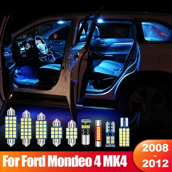 Pentru Ford Mondeo 4 MK4 2008 2009 2010 2011 2012 11pcs Canbus LED-uri Auto de Interior Dome Lămpi Oglindă Portbagaj Lumini Accesorii