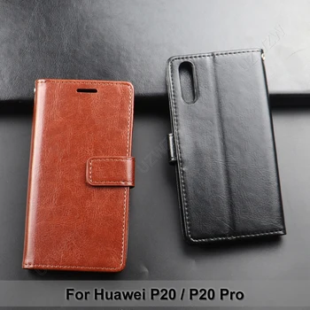 Pentru Huawei P20 / P20 Pro Flip Portofel din Piele PU Caz Acoperire