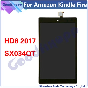 Pentru Kindle de Foc HD8 2017 HD 8 2017 7 Gen SX034QT Display LCD Touch Screen Digitizer Înlocuirea Ansamblului