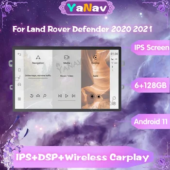 Pentru Land Rover Defender 2020 2021 Android 10 128G Radio Auto Navigație GPS Multimedia Video Player Auto Stereo Wireless Carplay