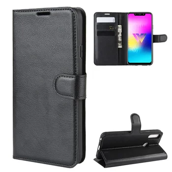 Pentru LG W10 caz W10 Flip Piele PU Portofel Cu Suport Card Stand caz de Telefon Pentru LG W10 Capacul din Spate