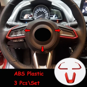 Pentru Mazda 3 Axela / Mazda CX5 CX-5 2017-2020 Plastic ABS volan Masina Butonul de Acoperire cadru Tapiterie Auto Accesorii coafura