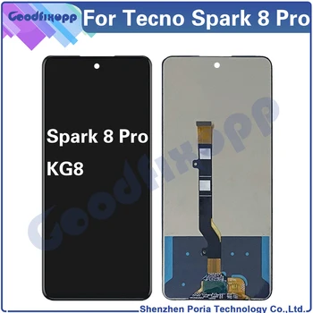 Pentru Tecno Scânteie 8 Pro KG8 Display LCD Touch Ecran Digitizor de Asamblare Pentru Spark8 8Pro Spark8Pro Înlocuire