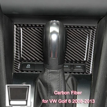 Pentru toate modelele VW Golf GTI MK6 2008-2013 Accesorii Auto Scrumiera Panle Cadru Pentru Volkswagen Golf 6 Real Fibra de Carbon Decoratiuni Interioare