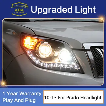 Pentru TOYOTA Prado FJ120 LC120 2010-2013 Cap Lam Faruri LED Unghi Ochii LED DRL Lumina de Semnalizare