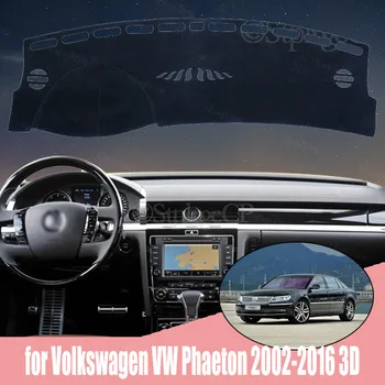 Pentru Volkswagen VW Phaeton 2002-2016 3D Dreapta la Stânga Conduce Bun Material Poliester Anti Lumina tabloul de Bord Masina Capac Mat