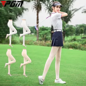 PGM Ultra-subțire Doamna Golf Legging de Stocare de sex Feminin de Protecție solară Golf Pantaloni Elastic Lung Picior Ciorap Buna Matase de Gheață Sport
