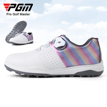 PGM XZ197 Pantofi de Golf pentru Femei Doamnelor Microfibra + TPU + EVA Midsole Impermeabil Anti-Alunecare Știfturi de Spin de Cataramă pantofi Sport 35-39