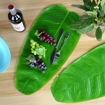 Plante Artificiale Din Plastic Tropicale Cu Frunze De Palmieri Tema Hawaiian Party Decor Bucatarie Living Home Decor De Masă