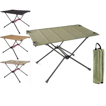 Pliabil Masa în aer liber Camping Masa din Aluminiu Ușor, Compact Roll-Up Mese de Masa Pliabil pentru Pescuit, Picnic BBQ
