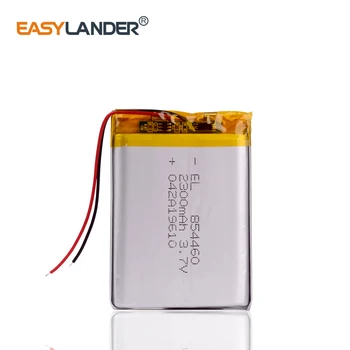 Polimer baterie de 2300 mah 3.7 V 854460 smart home MP3 boxe baterie Li-ion pentru dvr,GPS,mp3,mp4,telefon mobil,vorbitor