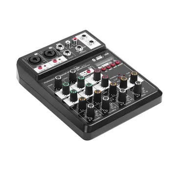 Portabil Multifuncțional DJ Stereo placa de Sunet Studio Calculator Compatibil Puternic Compatibilitate Audio Mixer cu 4 Canale