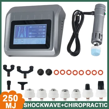 Portabil Terapia Shockwave Mașină 250mj Undă de Șoc ED Tratament Și Ameliorarea Dureri Musculare Fizioterapie Masaj