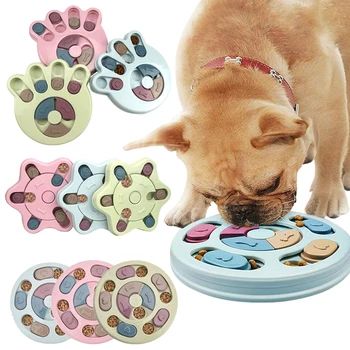 Puzzle câine Jucării Lent Alimentator Interactiv Crește Catelus IQ Distribuitor produse Alimentare Mănâncă Încet Nealunecoase Castron Pisica animale de Companie Câini Joc de Formare