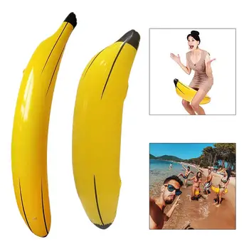 PVC rezistent Galben Infaltable Banana rezistent la apa de Mare pentru Piscinei Consumabile Partid & Decoratiuni