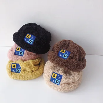 Pălărie de iarnă Pentru Băiat Fată Ține de Cald Bonete coreean Ediția Copii Punpkin Capac Moda Reglabile Copii Căciuli Pulover Pălării de 1-5 ANI