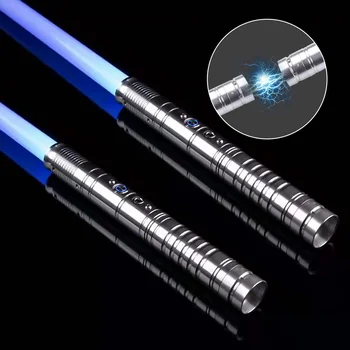 RGB Metal Sabia Laser Lupte Grele Soundfonts Force FX FOC Blaster Jucarii Cadou Sabie cu Laser Oyuncak Intermitent Arma