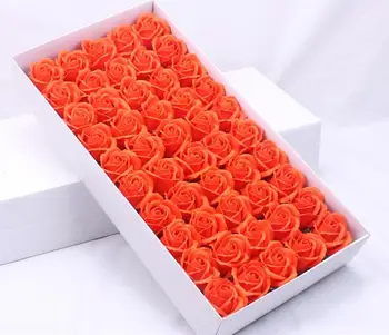 Rose Săpun Cap De Floare Petrecere De Nunta De Decorare Acasă Decorare Accesorii Cu Trei Straturi De Flori False Cap Veșnică Săpun Flori