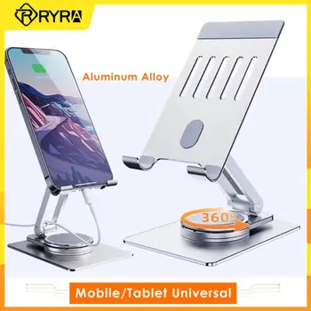 RYRA 360° Rotire Suport Pliabil din Aluminiu Desktop, Telefon Mobil, Stand Metal Universal Tablet Suport Pentru IPad Tableta Telefon