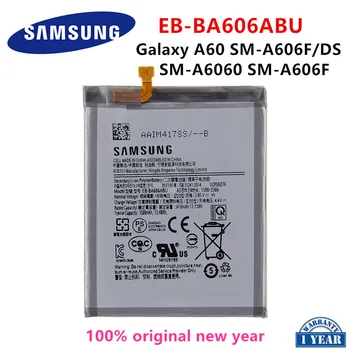 SAMSUNG Orginal EB-BA606ABU 3500mAh Baterie Pentru Samsung Galaxy A60 SM-A606F/DS, SM-A6060 SM-A606F Baterii