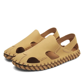 sandalias piele sandale barbati deportivas heren masculina sandale-men cuir dimensiune sandles couro ete para sandale cuero mens herren