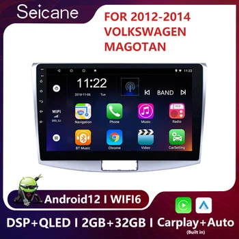 Seicane 10.1 inch Android 12 2Din Auto Radio Stereo de Navigare GPS pentru 2012 2013 2014 VW Volkswagen Magotan B7 Bora Golf 6