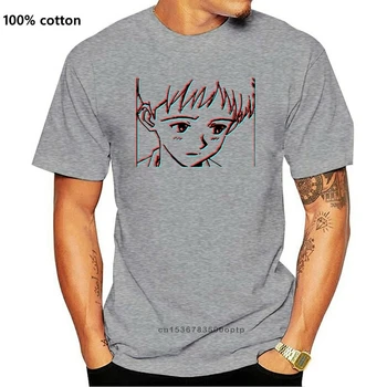 Shinji-Camiseta de Manga corta para hombre y mujer, camiseta de Anime 3D y Manga