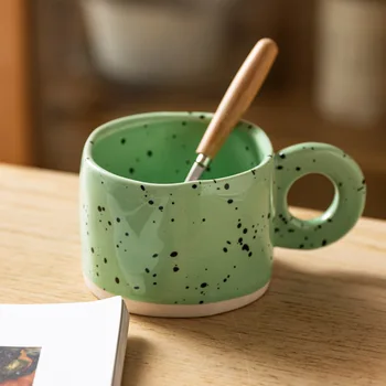 Simplu Moda Cani de Cafea mic Dejun Creativ Stil Japonez Cana Ceramica Elegant Koffie Cupe ustensile de Bucătărie DI50BZ