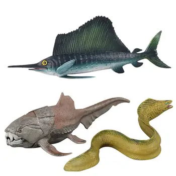 Simulare Submarin Pește Marin Model De Ornamente Moray Eel Mare De Viață Animală Cifrele De Acțiune Jucărie De Învățare Pentru Copii