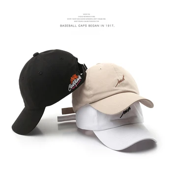 SLECKTON 100% Bumbac Șapcă de Baseball pentru Femei și Bărbați Soarele de Vară Capace Casual Fete Snapback Hat Moda Broderie Palarie Unisex